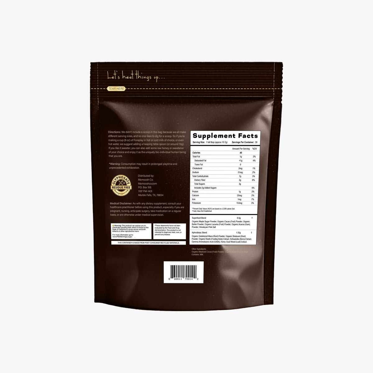 Hormone Hot Chocolate