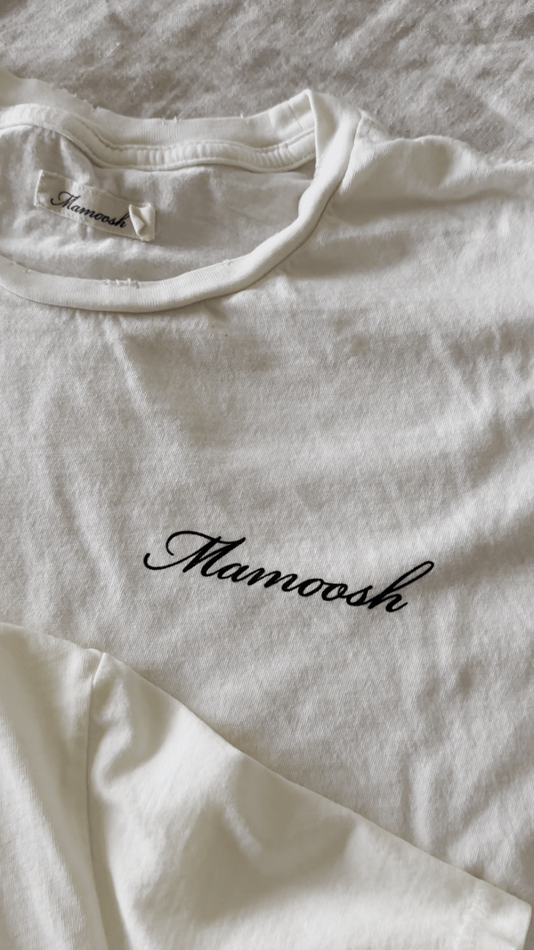 Vintage Boyfriend T : Snow