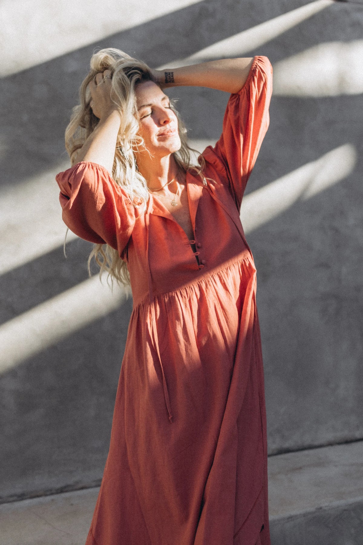 Leona Dress : Rose