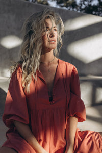 Leona Dress : Rose