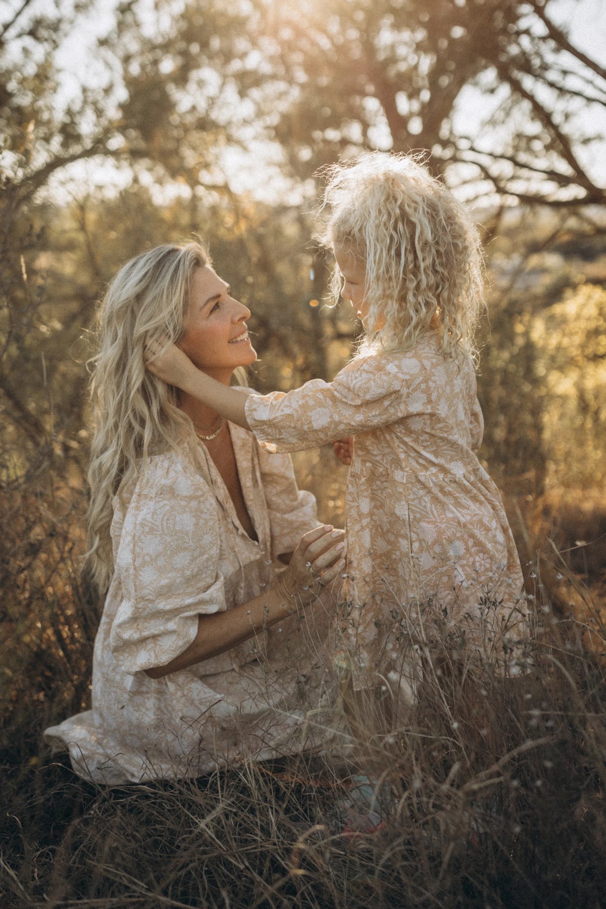 Leona Girls Dress : Golden Turmeric