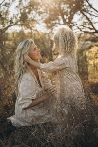 Leona Girls Dress : Golden Turmeric