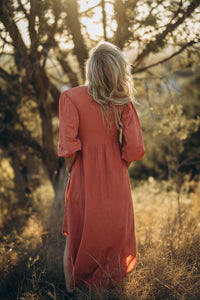 Leona Dress : Rose