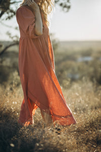 Leona Dress : Rose