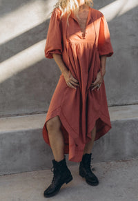 Leona Dress : Rose