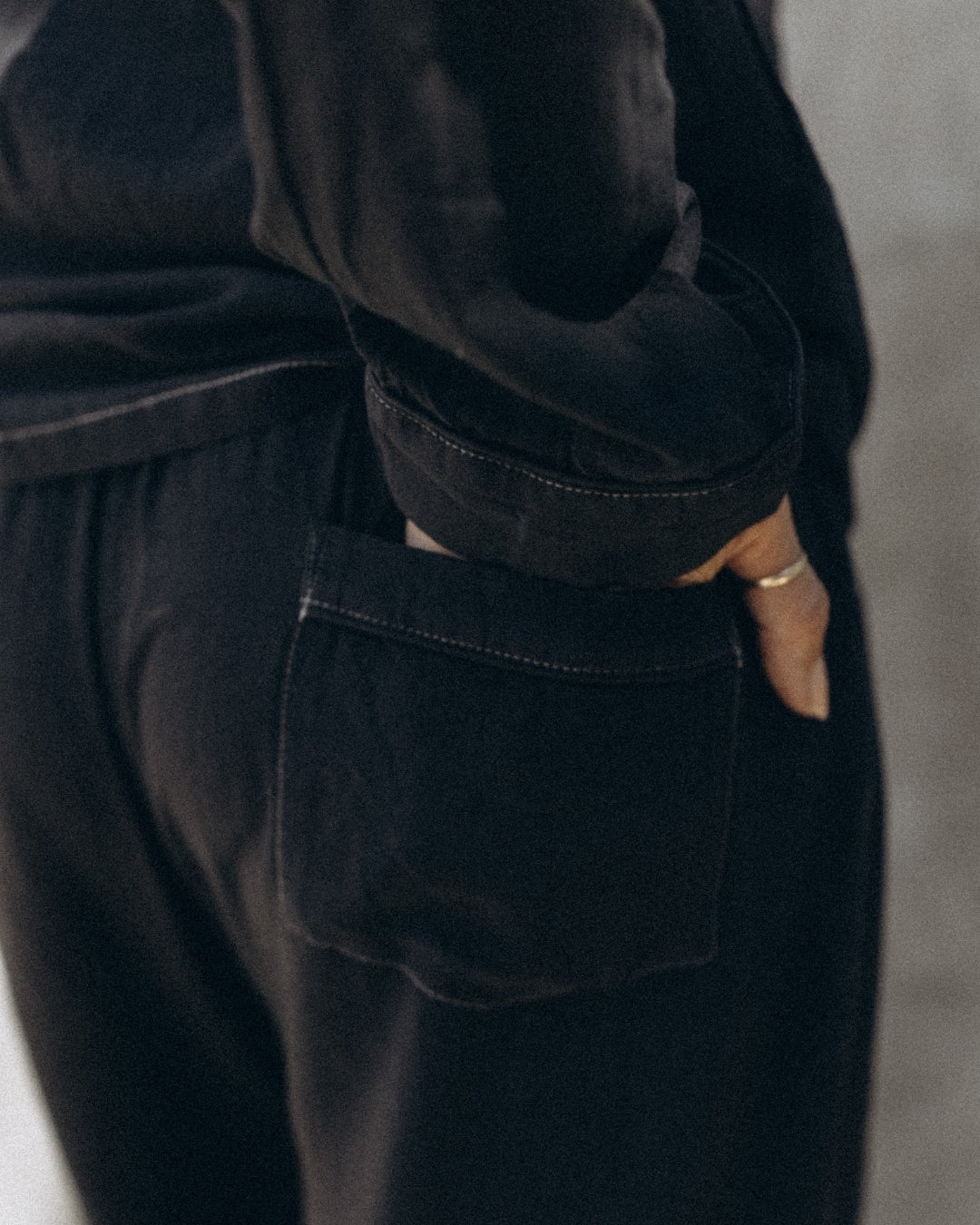 Noir Linen Pajamas