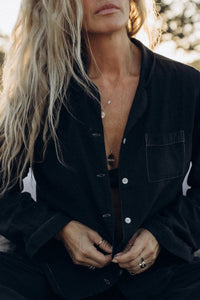 Noir Linen Pajamas