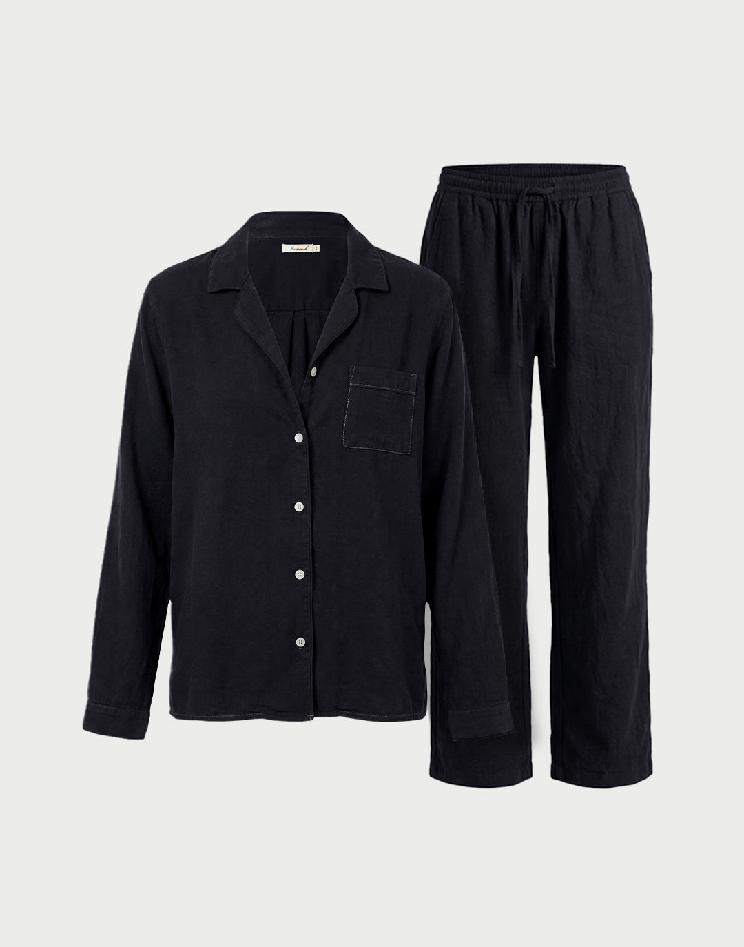 Noir Linen Pajamas
