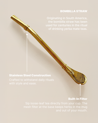Bombilla Gold Straw