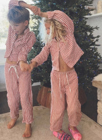 Kids Candy Cane Pajamas